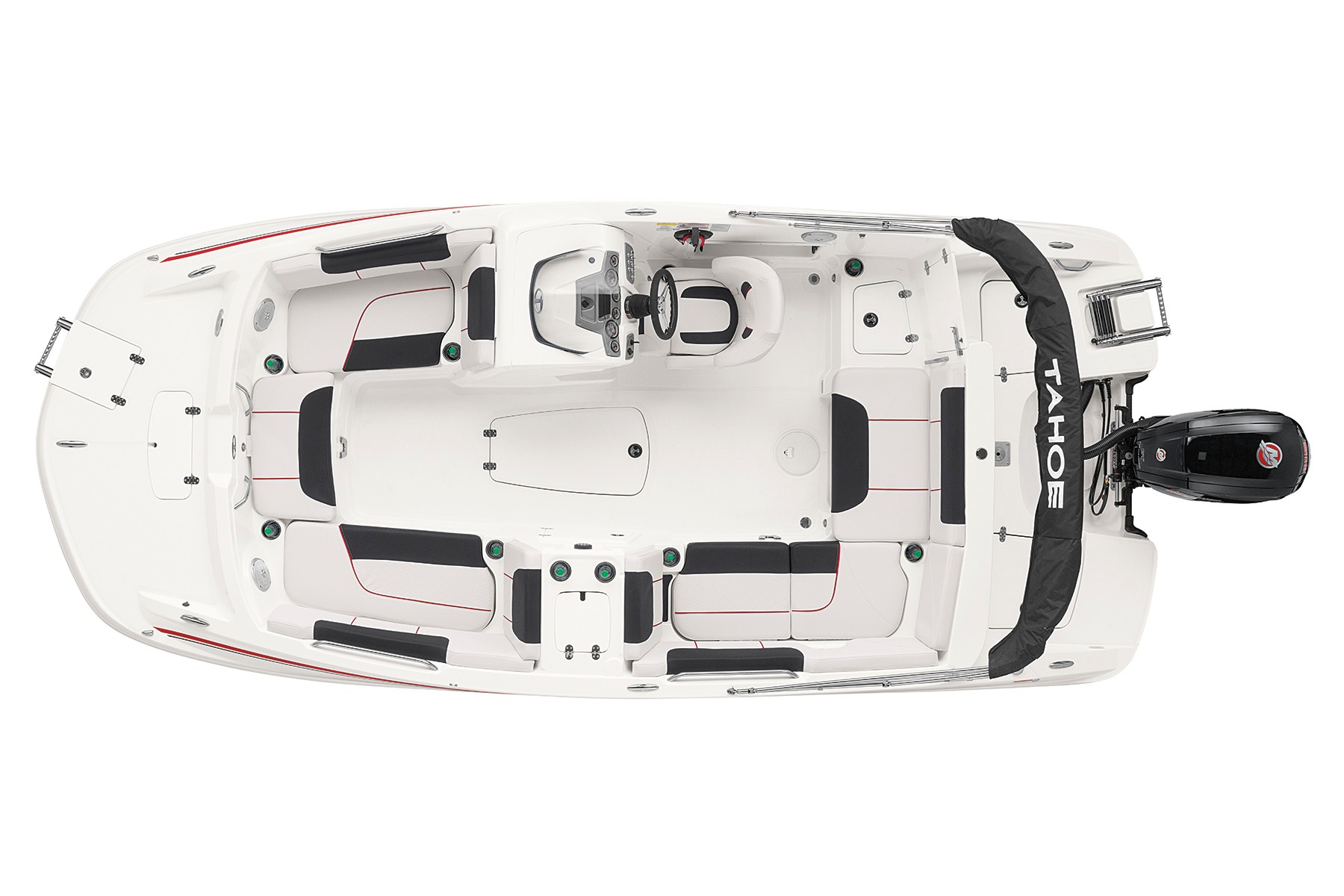 2022 Tahoe 1950 Fiberglass Runabout Bowrider Power Boat Exclusive Auto Marine Outboard Deck Series