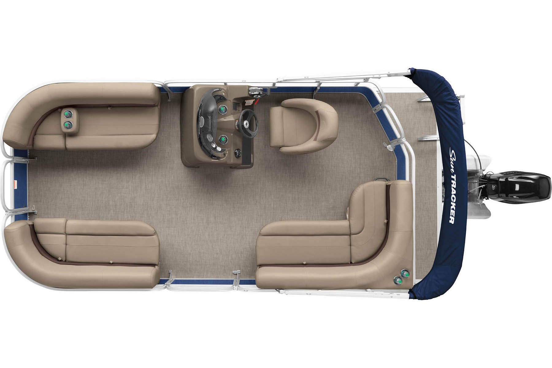 2022 Suntracker Party Barge 18 Exclusive Auto Marine recreational pontoon power boat outboard