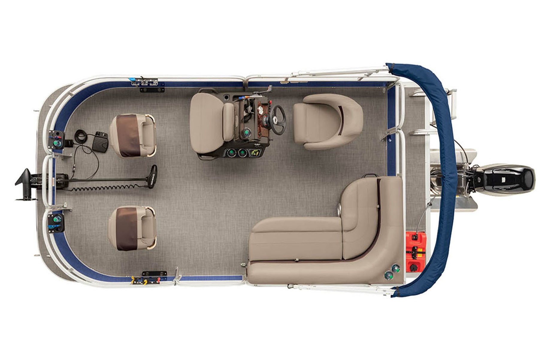 2022 Suntracker BASS BUGGY® 16 XL SELECT Exclusive Auto Marine pontoon boat powerboat fishing boat