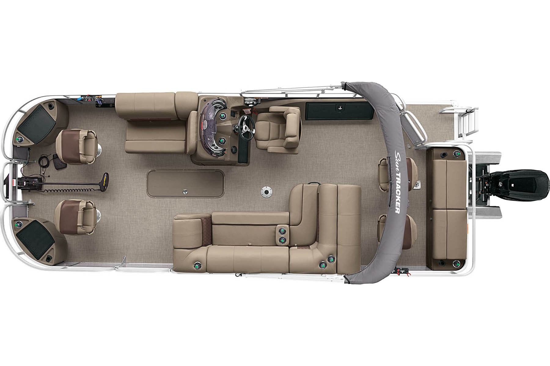 2022 Suntracker Fishin' Barge 22 XP3 Exclusive Auto Marine fishing pontoon power boat outboard