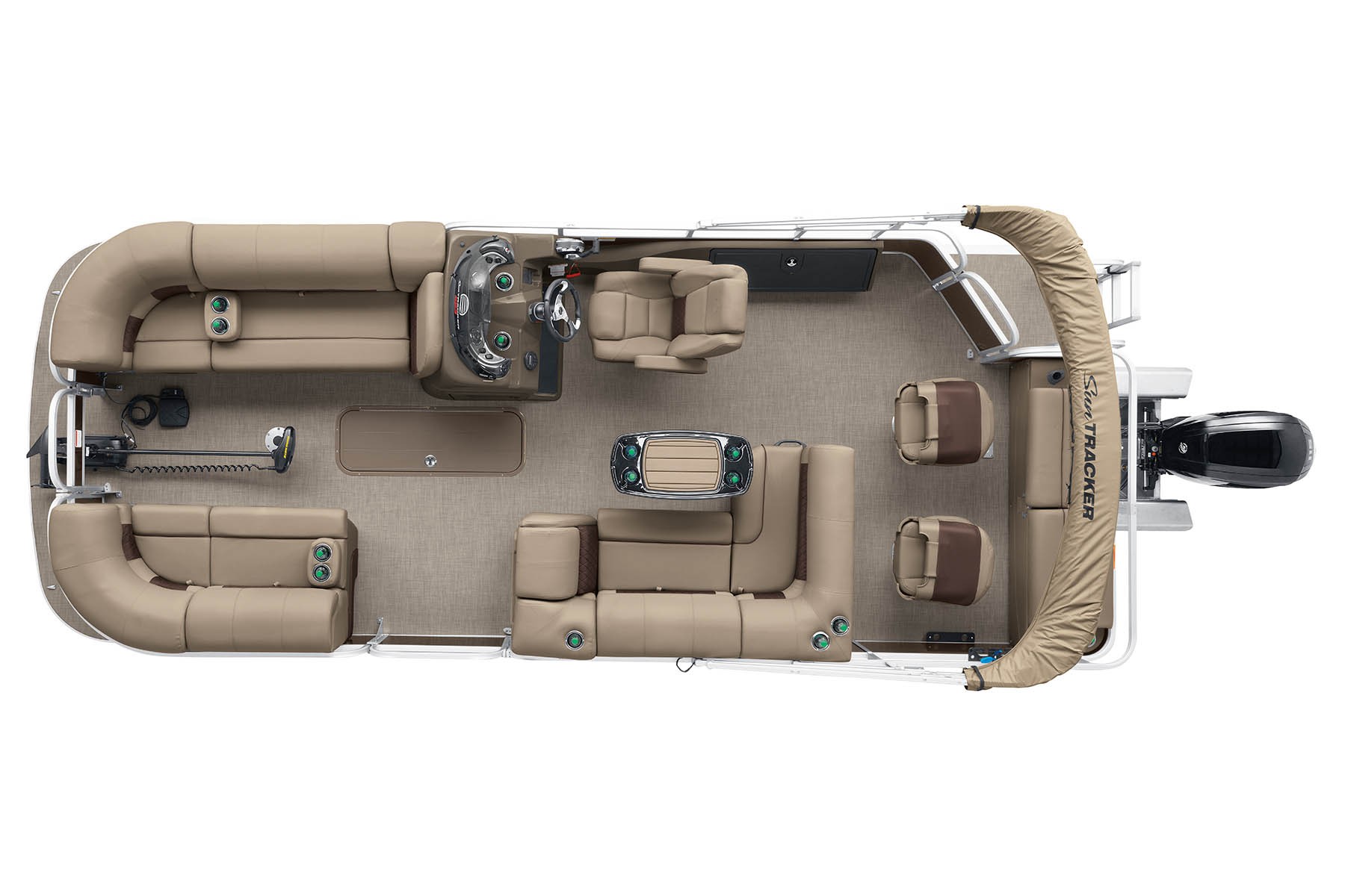 2022 Suntracker SportFish 22 XP3  Exclusive Auto Marine fishing pontoon power boat outboard