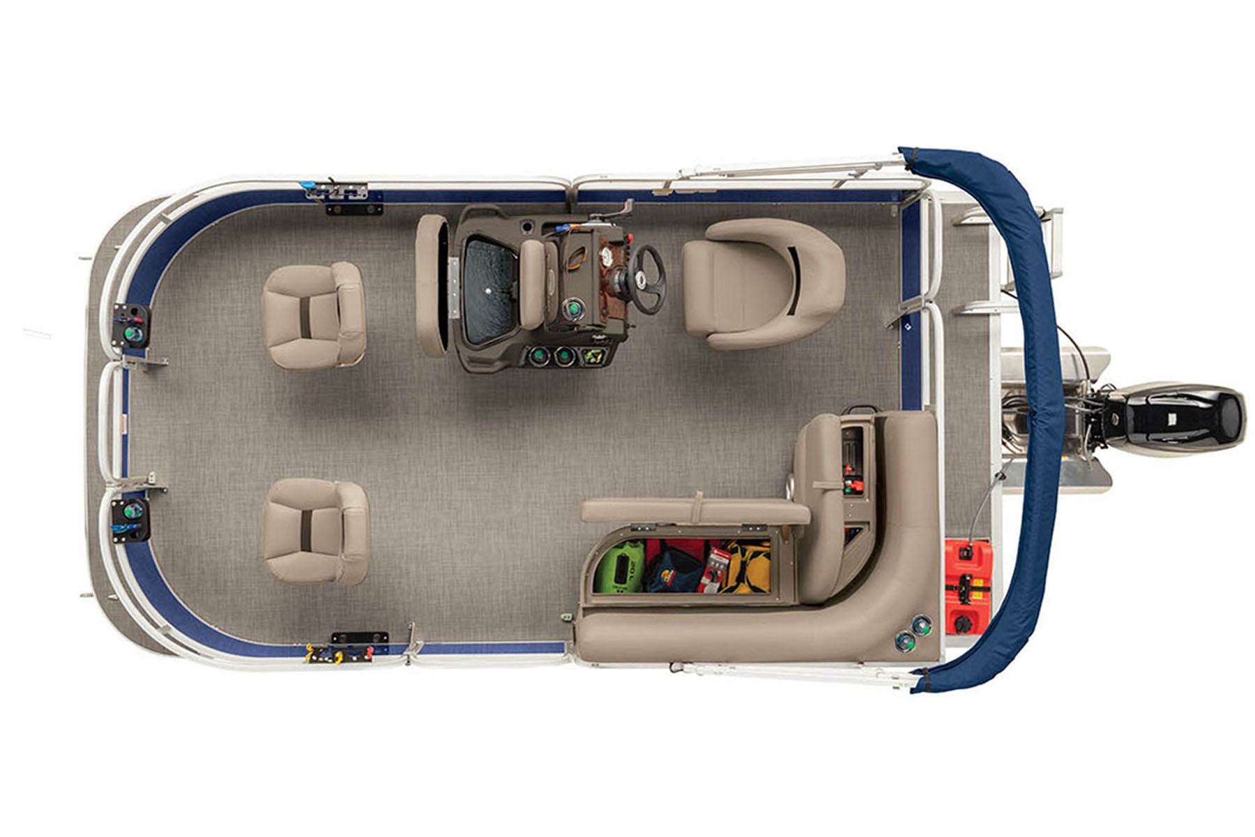 2022 Suntracker BASS BUGGY® 16 XL SELECT Exclusive Auto Marine pontoon boat powerboat fishing boat