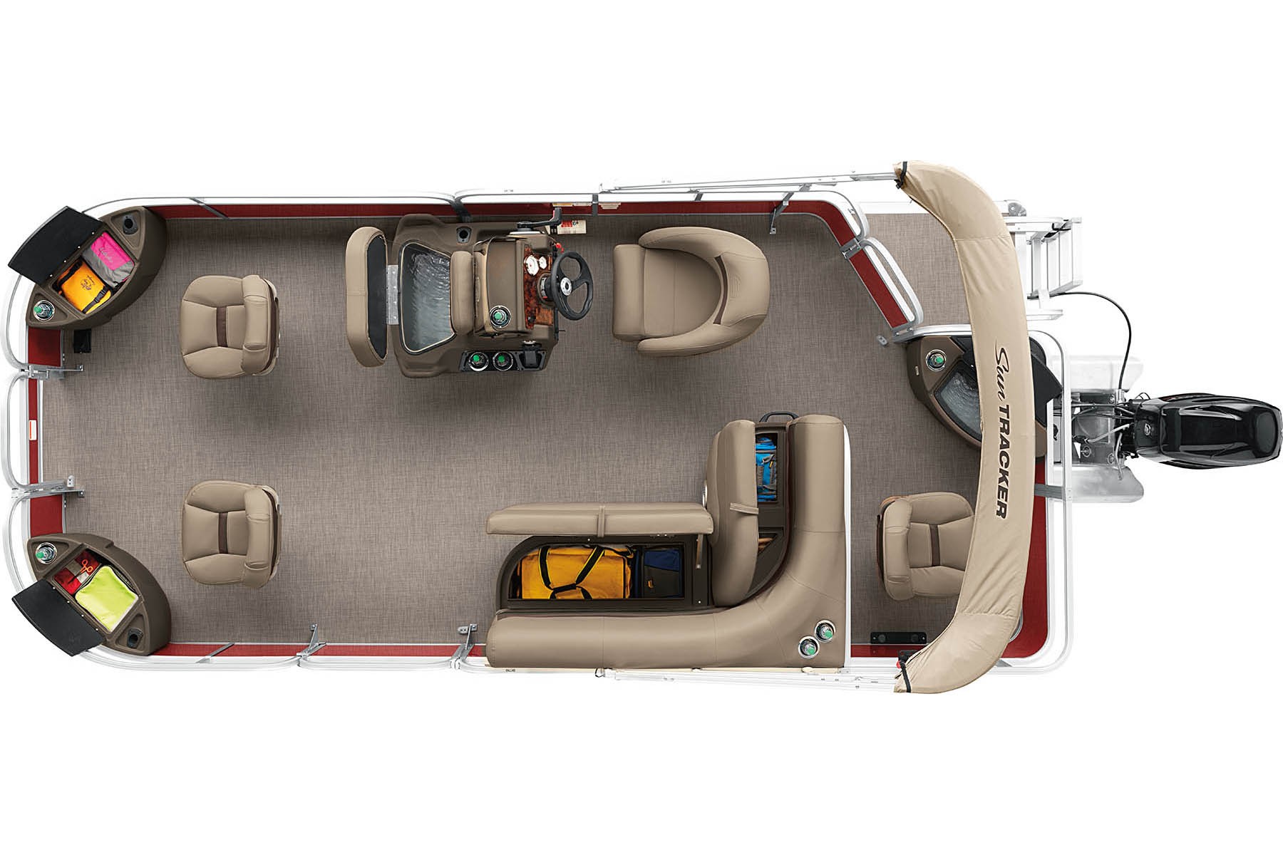 2022 Suntracker BASS BUGGY® 18 DLX Exclusive Auto Marine pontoon boat  power boat fishing boat