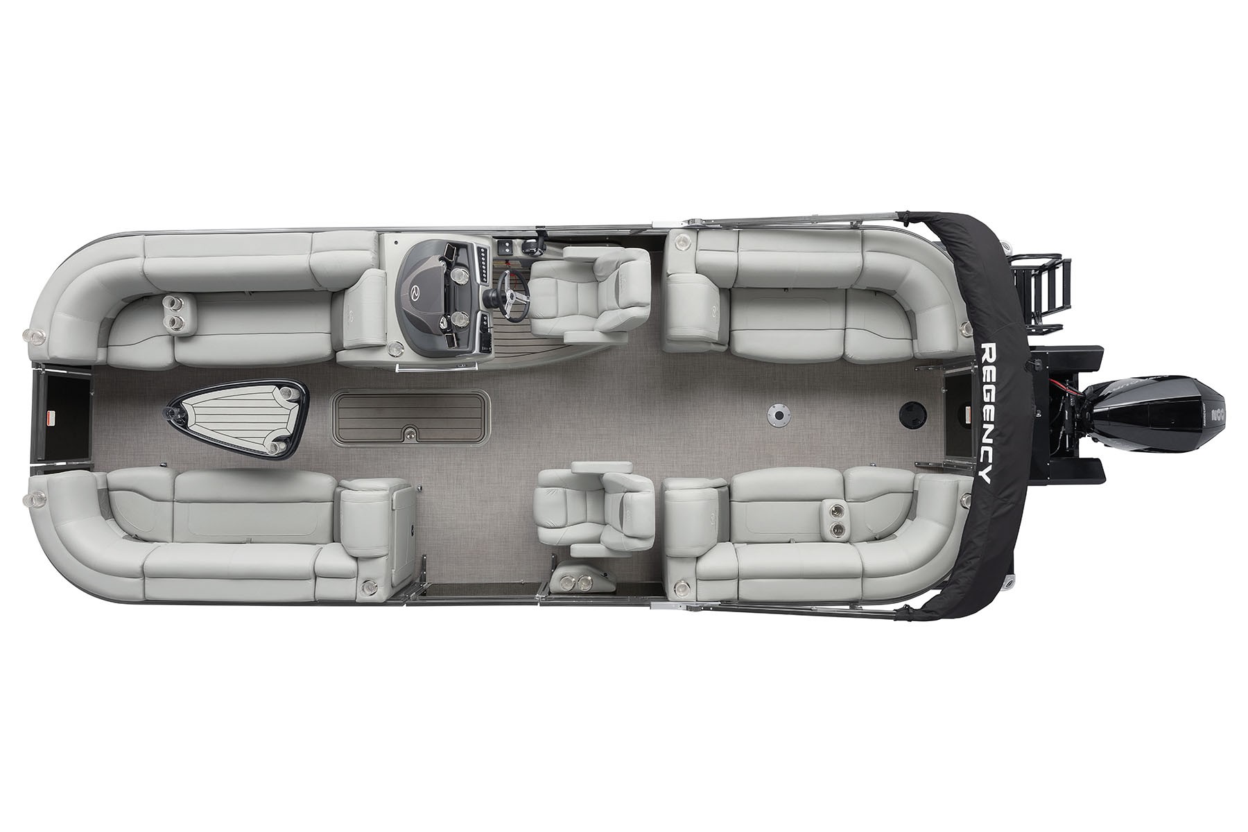 2022 Regency 230 LE3 Exclusive Auto Marine Luxury Pontoon power boat outboard motor