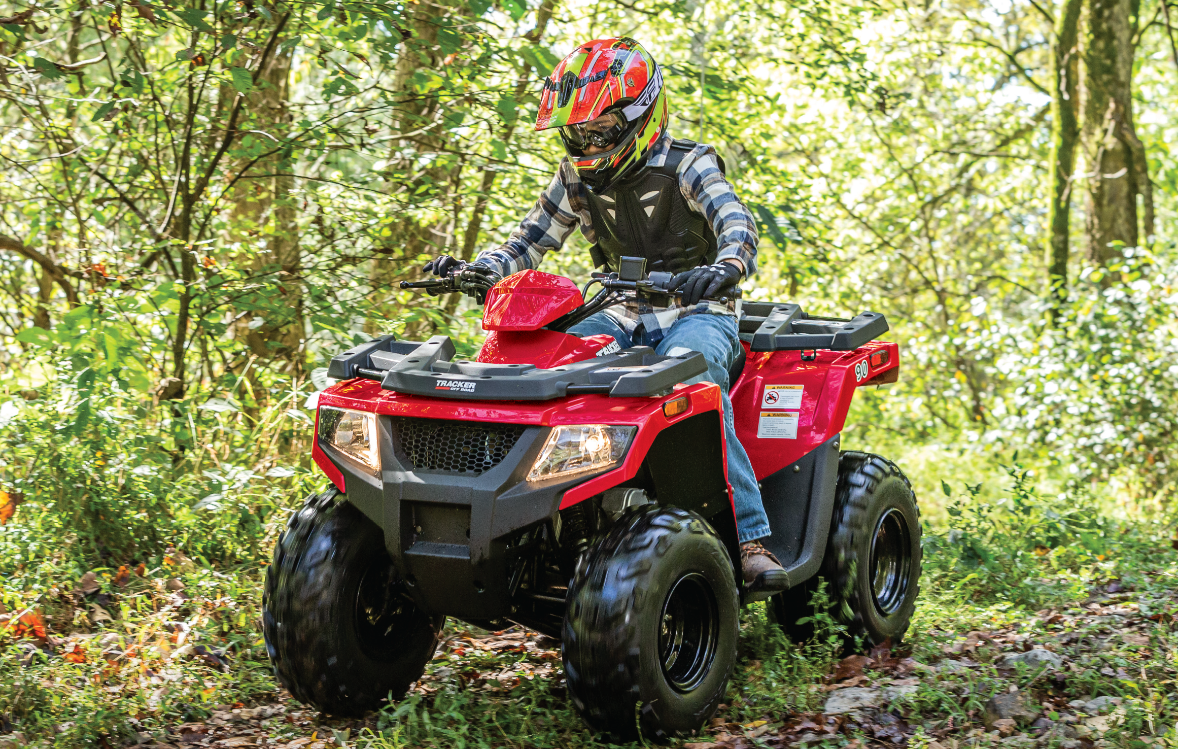 atv 2022 Tracker Off Road 90 Exclusive Auto Marine side by side utv