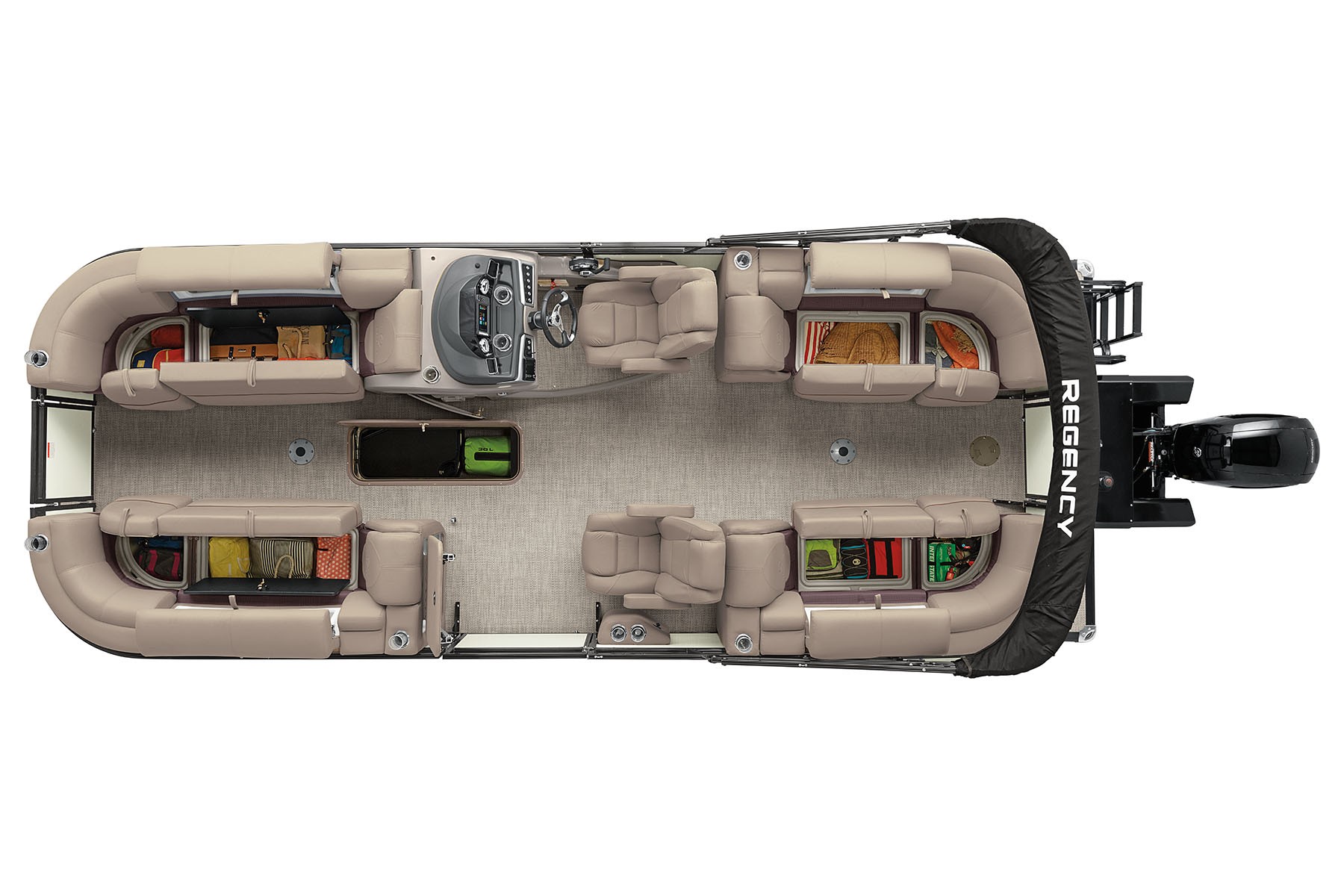 2022 Regency 230 DL3 Luxury pontoon power boat outboard motor