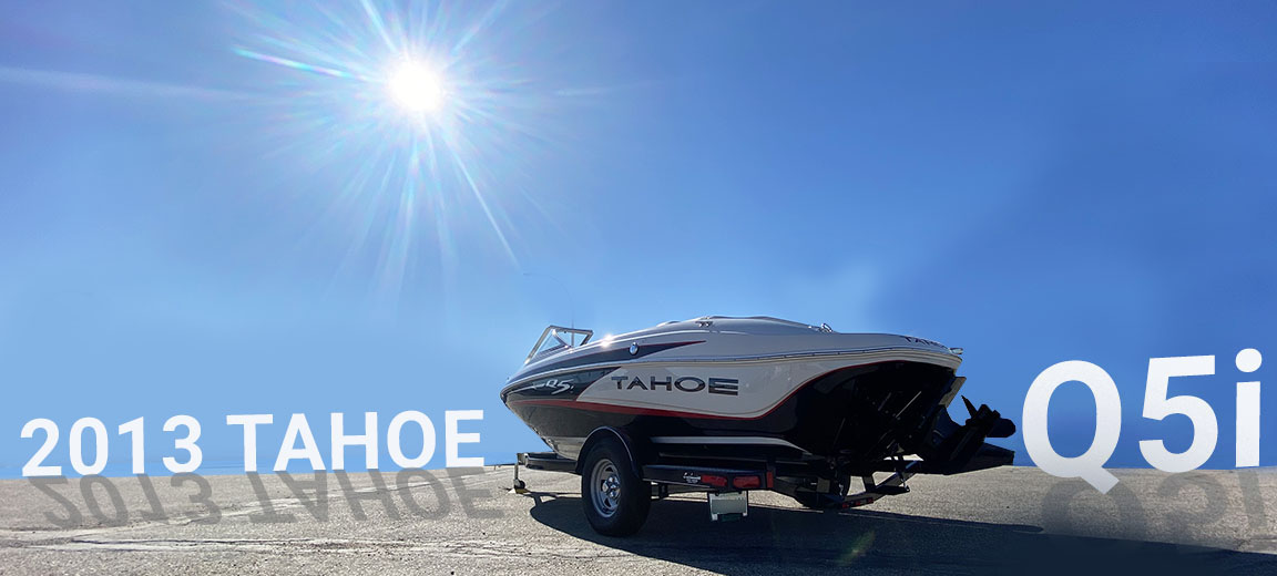 2013 Tahoe Q5i Fiberglass Bowrider Runabouts and Deckboats Pre-owned Boats Exclusive Auto Marine Inboard