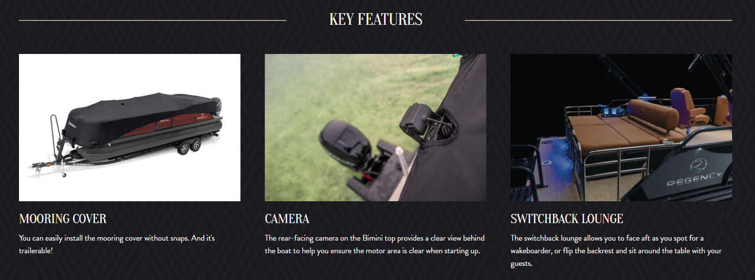 2022 Regeny 250 LE3 Sport Exclusive Auto Marine Luxury pontoon power boat outboard motor