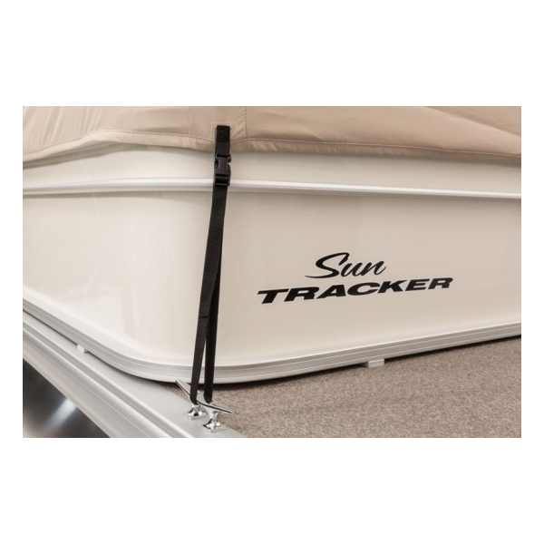 Suntracker Pontoon Boat cover Rail-Lok system