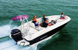 2018 Bayliner Element E16 used boats Exclusive Auto Marine deck boat bowrider fiberglass boat