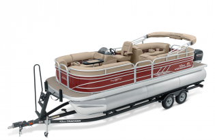 2022 Suntracker Party Barge 22 XP3 Exclusive Auto Marine recreational pontoon power boat outboard