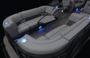 2022 Regency 230 LE3 Exclusive Auto Marine Luxury Pontoon power boat outboard motor