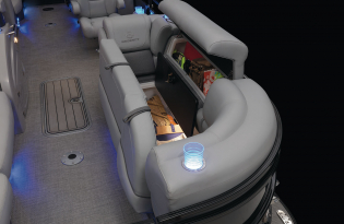 2022 Regency 230 LE3 Exclusive Auto Marine Luxury Pontoon power boat outboard motor