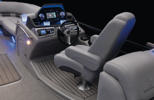 2022 Regency 230 LE3 Exclusive Auto Marine Luxury Pontoon power boat outboard motor