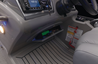 2022 Regency 230 LE3 Exclusive Auto Marine Luxury Pontoon power boat outboard motor