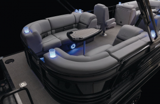 2022 Regency 230 LE3 Exclusive Auto Marine Luxury Pontoon power boat outboard motor