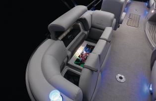 2022 Regency 230 LE3 Exclusive Auto Marine Luxury Pontoon power boat outboard motor