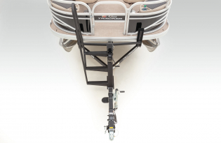 2022 SunTracker Fishin'Barge 20 Exclusive Auto Marine fishing pontoon outboard power boat