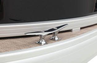 2022 SunTracker Fishin'Barge 20 Exclusive Auto Marine fishing pontoon outboard power boat