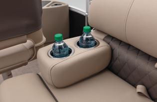 2020 SunTracker Fishin'Barge 22 Exclusive Auto Marine fishing pontoon outboard power boat