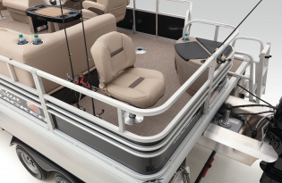 2021 Fishin' Barge 20 Exclusive Auto Marine pontoon boat fishing boat