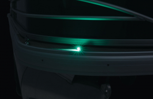 2022 SunTracker Fishin'Barge 22 Exclusive Auto Marine fishing pontoon outboard power boat