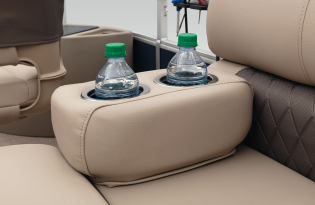 2022 SunTracker Fishin'Barge 22 Exclusive Auto Marine fishing pontoon outboard power boat