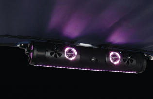 2022 SunTracker Fishin'Barge 22 Exclusive Auto Marine fishing pontoon outboard power boat