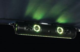 2022 SunTracker Fishin'Barge 22 Exclusive Auto Marine fishing pontoon outboard power boat