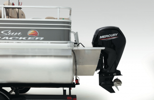 2022 Suntracker Fishin' Barge 22 XP3 Exclusive Auto Marine fishing pontoon power boat outboard