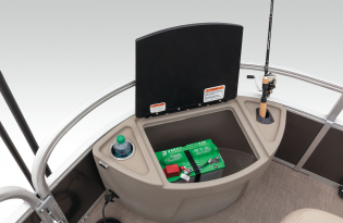 2022 Suntracker Fishin' Barge 22 XP3 Exclusive Auto Marine fishing pontoon power boat outboard