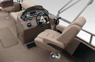 2022 Suntracker Fishin' Barge 22 XP3 Exclusive Auto Marine fishing pontoon power boat outboard