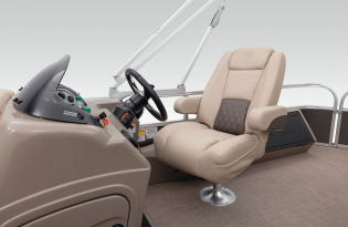 2022 Suntracker Fishin' Barge 22 XP3 Exclusive Auto Marine fishing pontoon power boat outboard