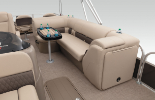 2022 Suntracker Fishin' Barge 22 XP3 Exclusive Auto Marine fishing pontoon power boat outboard