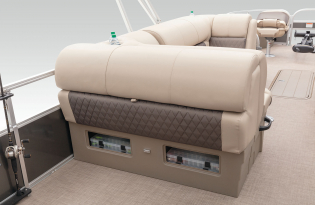 2022 Suntracker Fishin' Barge 22 XP3 Exclusive Auto Marine fishing pontoon power boat outboard