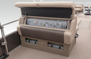 2022 Suntracker Fishin' Barge 22 XP3 Exclusive Auto Marine fishing pontoon power boat outboard