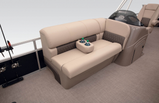 2022 Suntracker Fishin' Barge 24 DLX Exclusive Auto Marine fishing pontoon power boat outboard