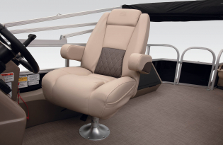 2022 Suntracker Fishin' Barge 24 DLX Exclusive Auto Marine fishing pontoon power boat outboard