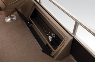 2022 Suntracker Fishin' Barge 24 DLX Exclusive Auto Marine fishing pontoon power boat outboard