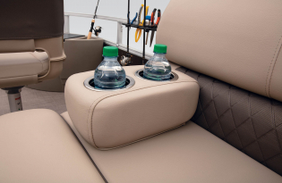 2022 Suntracker Fishin' Barge 24 DLX Exclusive Auto Marine fishing pontoon power boat outboard