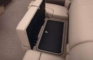 2022 Suntracker Fishin' Barge 24 DLX Exclusive Auto Marine fishing pontoon power boat outboard