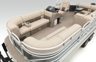 2022 Suntracker Party Barge 20 Exclusive Auto Marine recreational pontoon power boat outboard