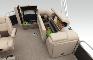 2022 Suntracker Party Barge 20 Exclusive Auto Marine recreational pontoon power boat outboard