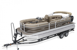 2021 PARTY BARGE 22 DLX Exclusive Auto Marine pontoon boat