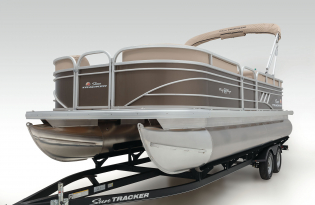 2022 Suntracker Party Barge 22 Exclusive Auto Marine recreational pontoon power boat outboard