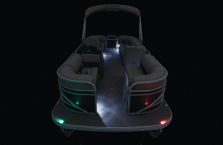 2021 PARTY BARGE 22 DLX Exclusive Auto Marine pontoon boat