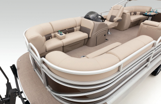 2021 PARTY BARGE 22 DLX Exclusive Auto Marine pontoon boat