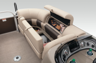 2021 PARTY BARGE 22 DLX Exclusive Auto Marine pontoon boat