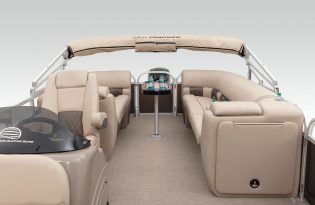 2021 PARTY BARGE 22 DLX Exclusive Auto Marine pontoon boat