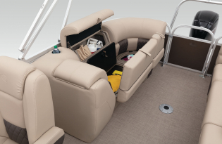 2021 PARTY BARGE 22 DLX Exclusive Auto Marine pontoon boat